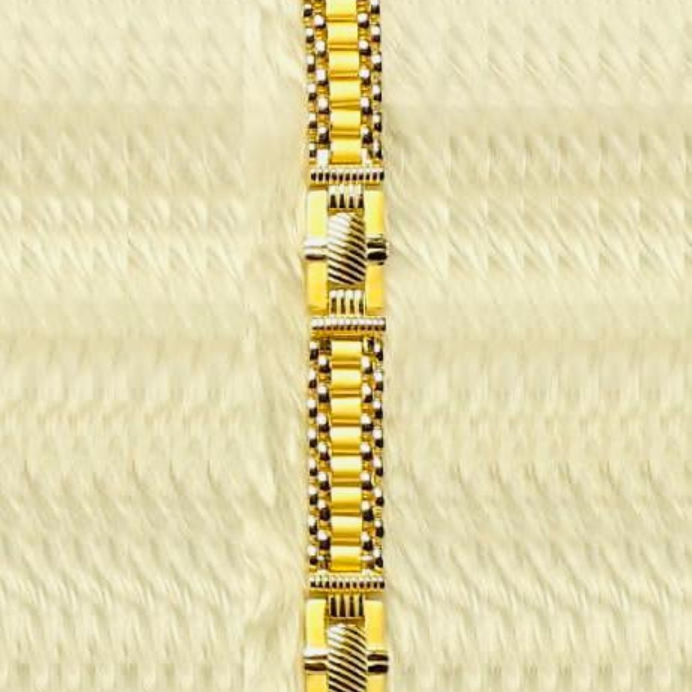 Gold Fancy Gents Bracelet