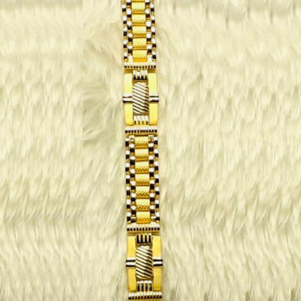 Gold Wedding Gents Bracelet