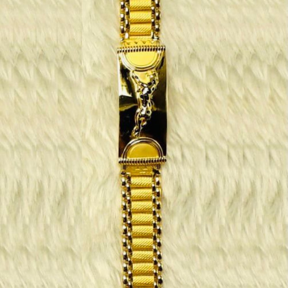 Gold Contemporary Gents Bracelet