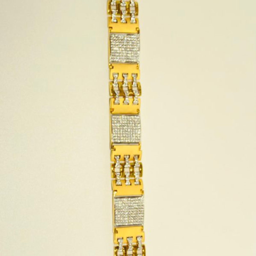 Gold Enduring Gents Bracelet