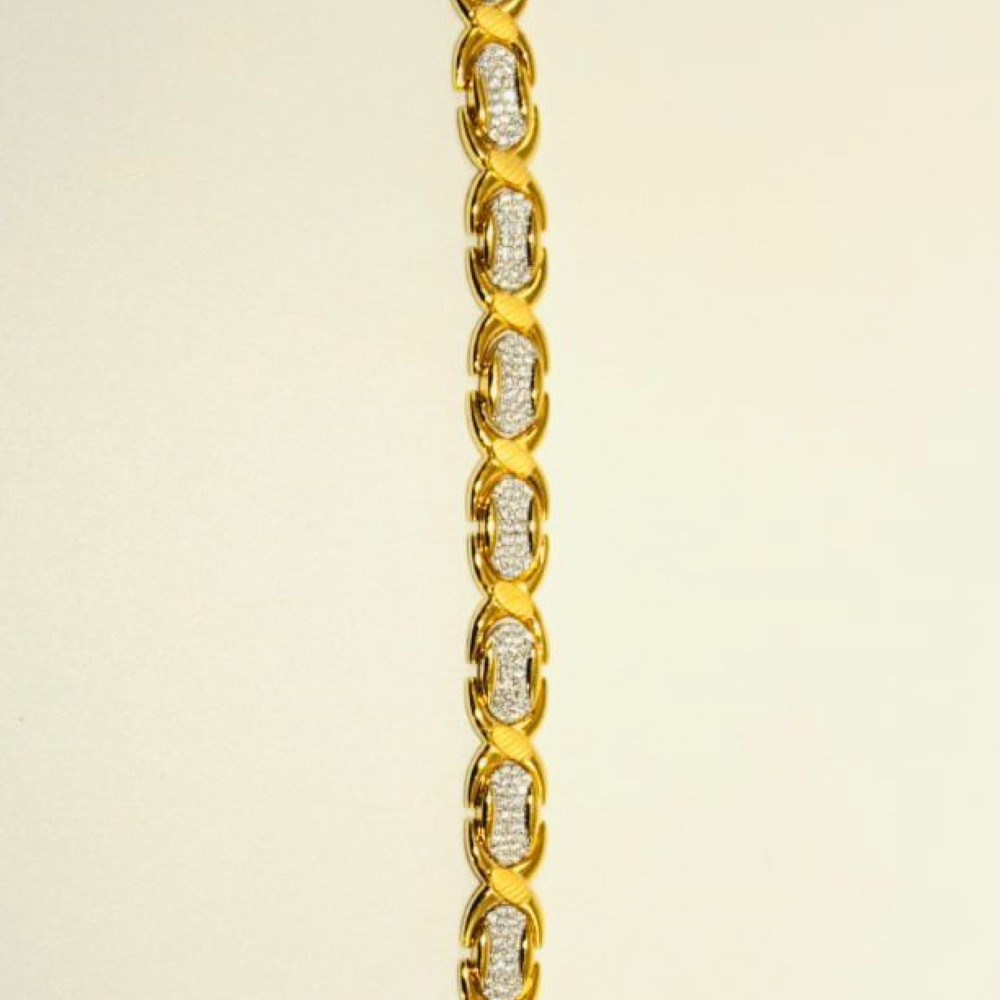Gold Fine Gents Bracelet
