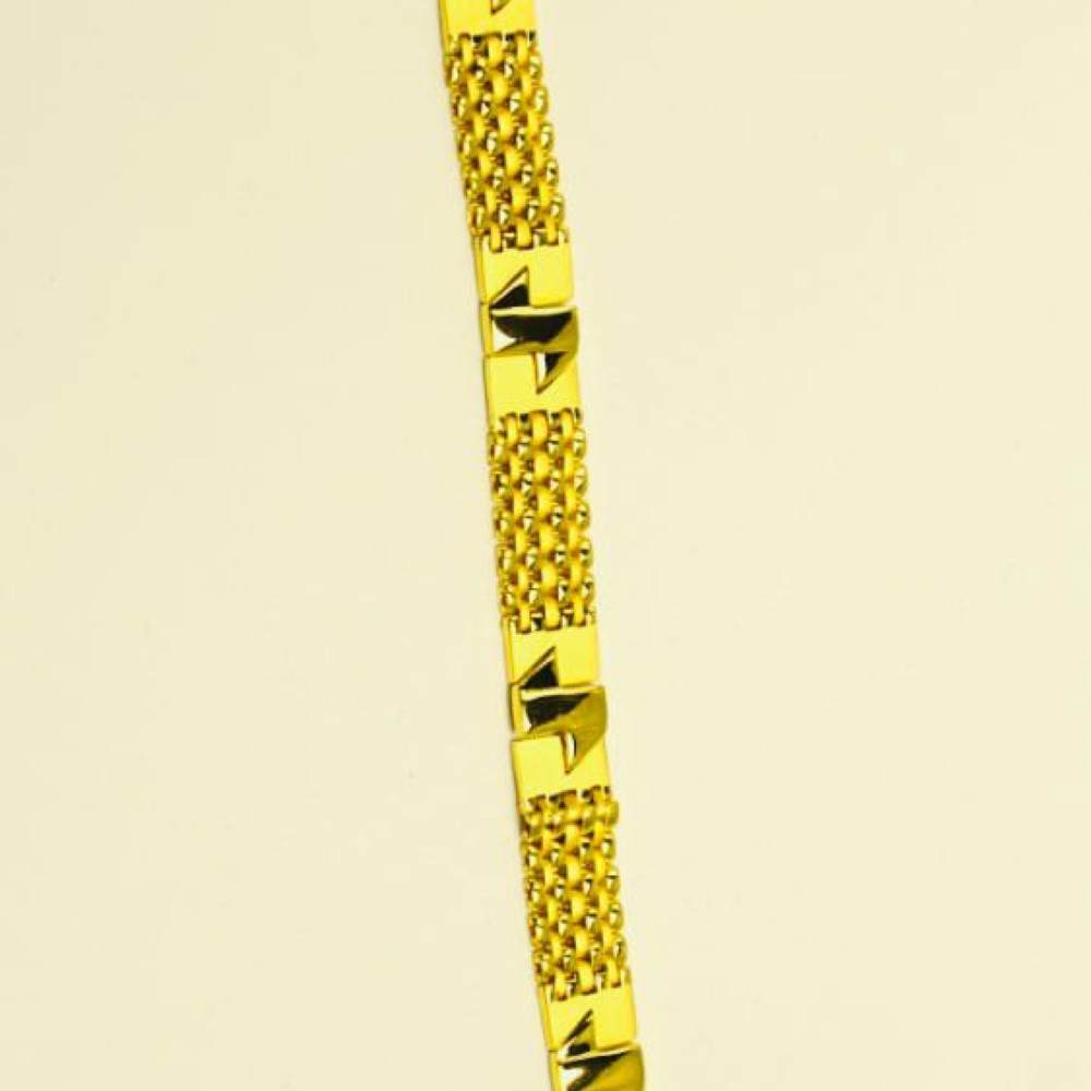 Gold Fine Gents Bracelet