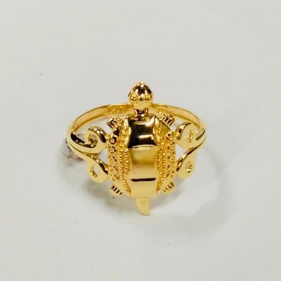 Gold divine women ring