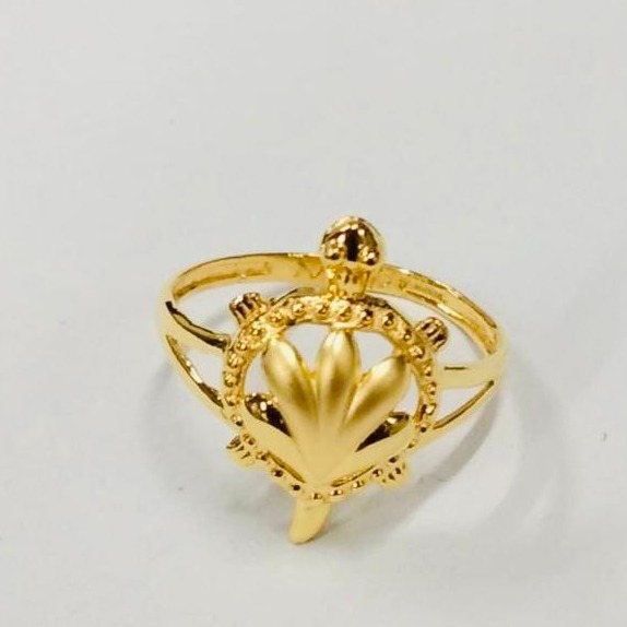 Gold fine women ring