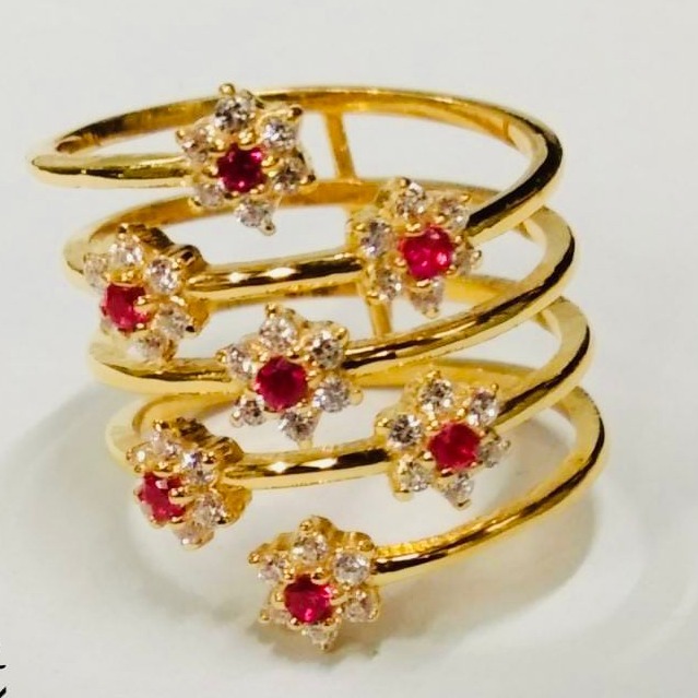 Gold plain ring