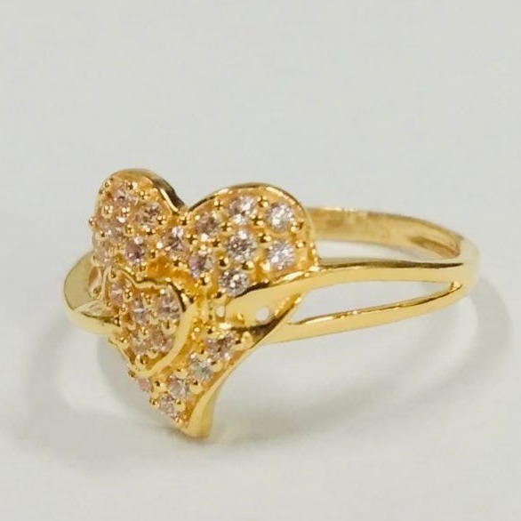 Gold divine women ring