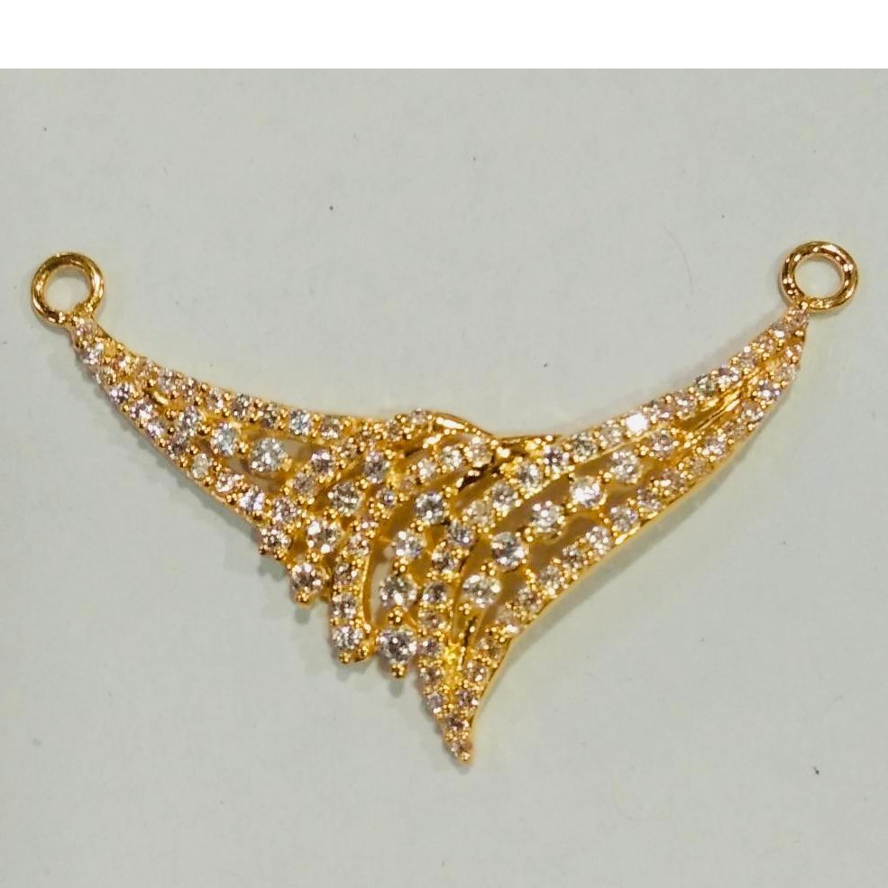 22 kt gold cz pendants