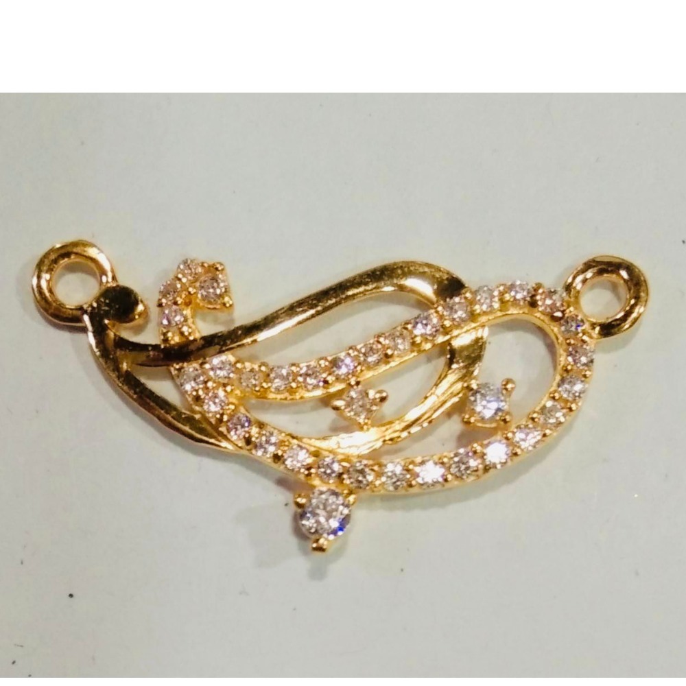 22 kt gold fancy cz pendants