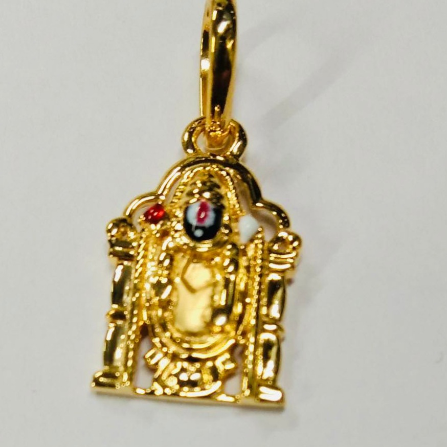 22 kt gold balaji pendants