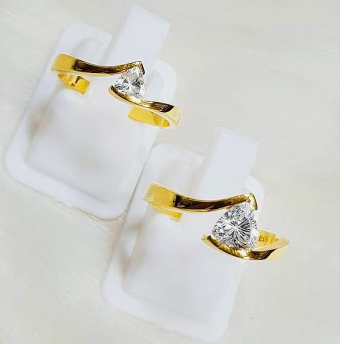 22 KT GOLD COUPLE RING