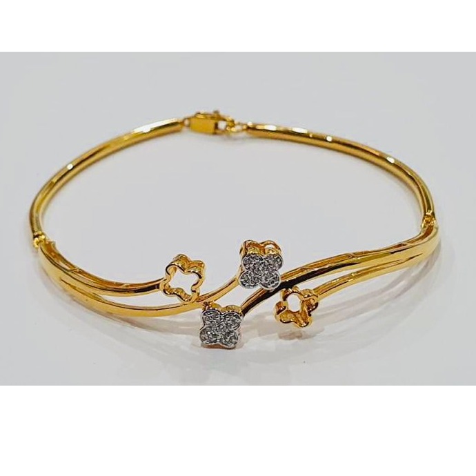 22 kt gold ladies kada bracelet