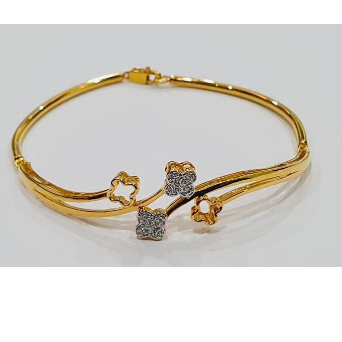 22 KT FLEXI GOLD BANGLE
