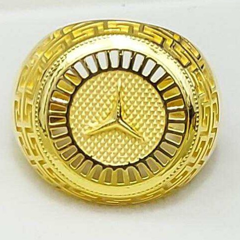 22 kt gold gents bahubali ring