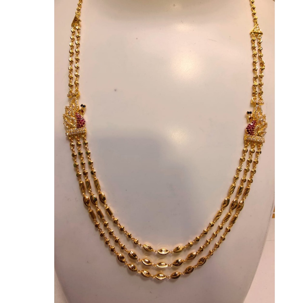 22 CT GOLD LADIES  PEACOCK MALA