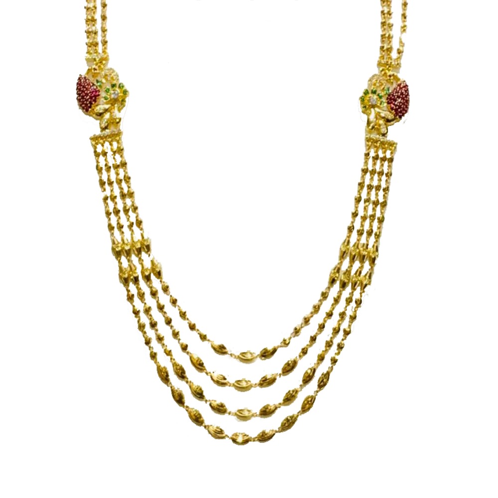 Vertical Peacock Mala 916 & 7550