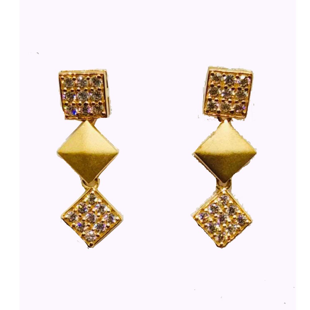 916 gold unique Contemporary CZ Tops