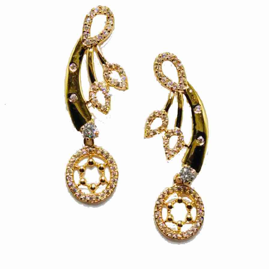 22k gold elegant CZ tops for women