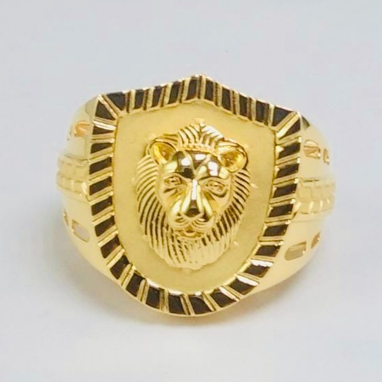 22k Gold Designer Bahubali ring for Men