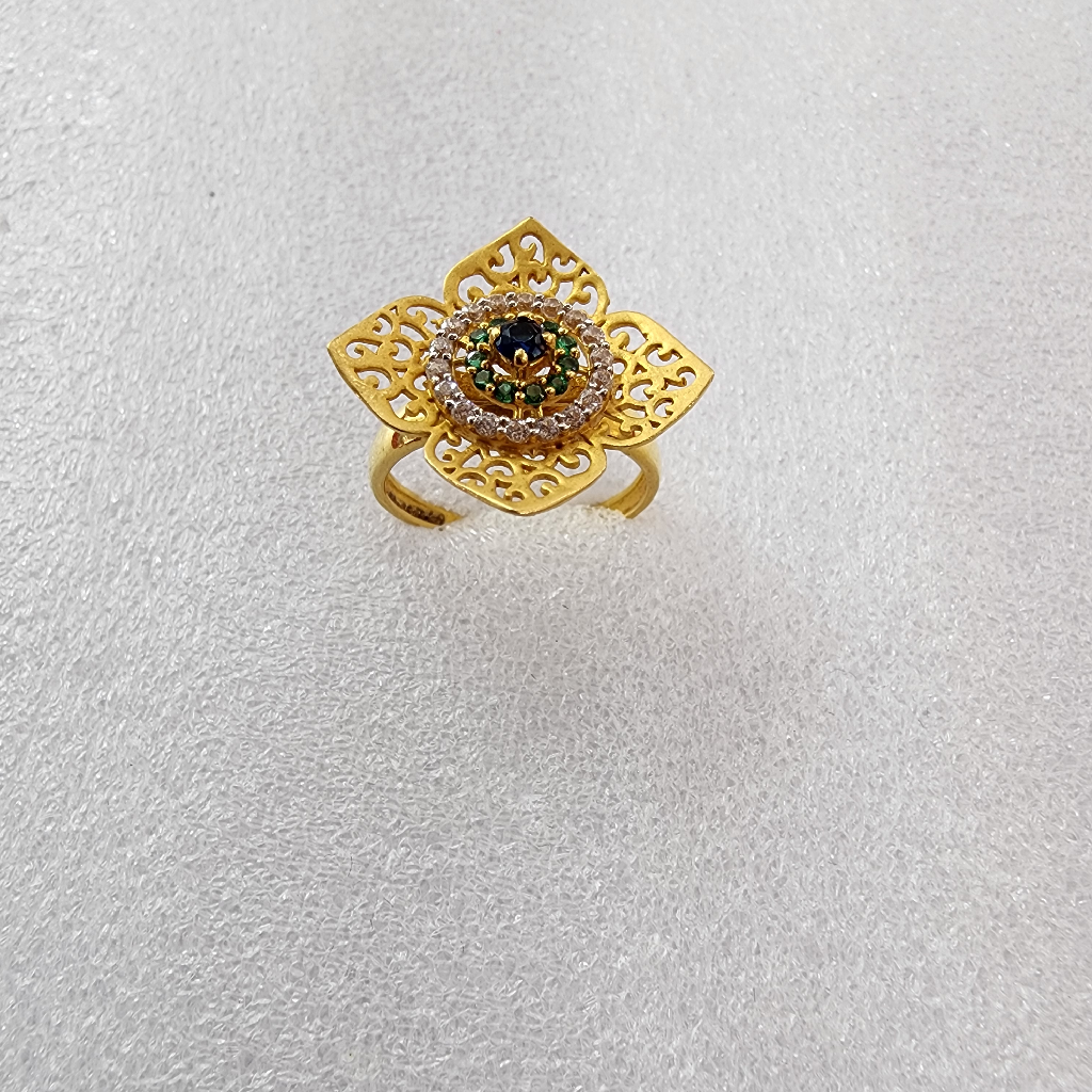 916 Gold Unique Met Finishing Ring