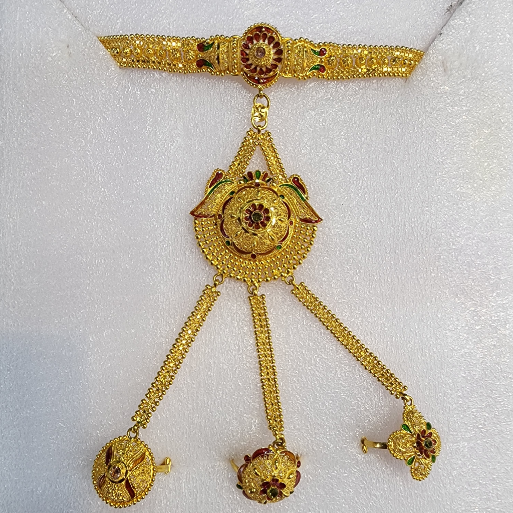 916 Gold Fancy Kalkatti Work Hathpocha