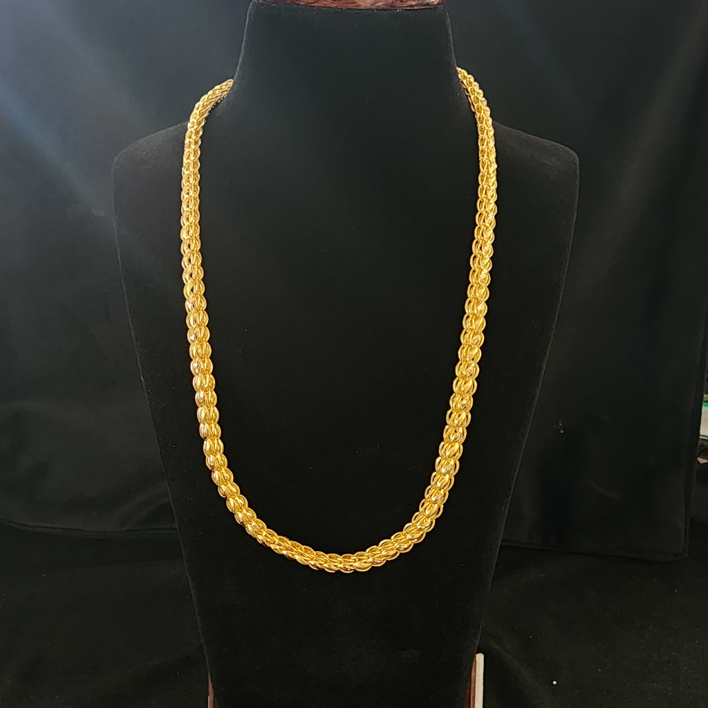 916 Gold Fancy Unique Gents Chain