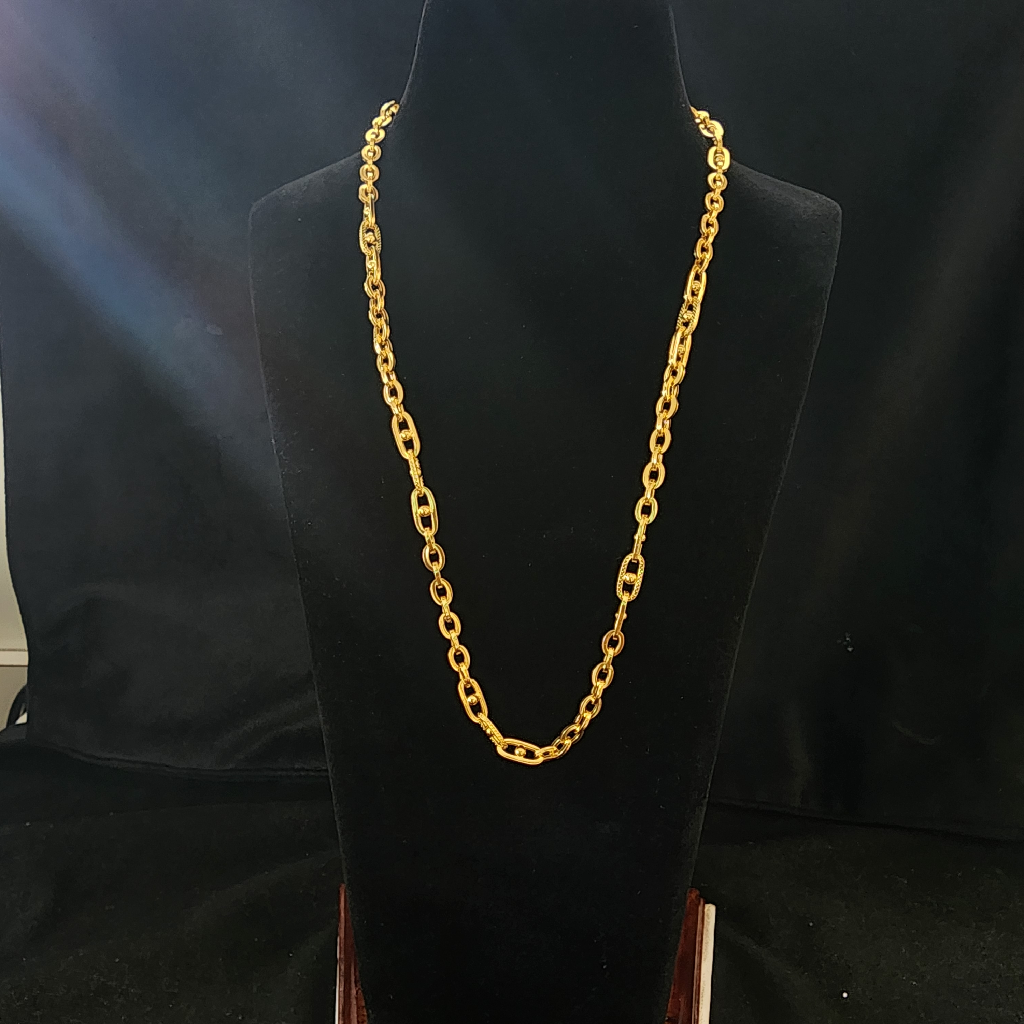 916 Gold Fancy Unique Gents Chain