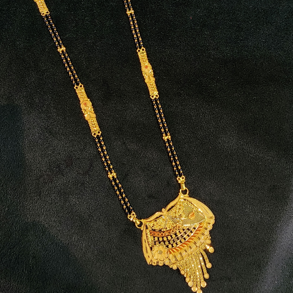 916 Gold Fancy Kalkatti Work Long Magsutara