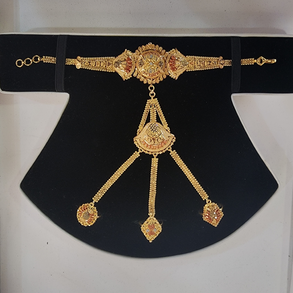 916 Gold Fancy Tiki Kalkati Hathpocha