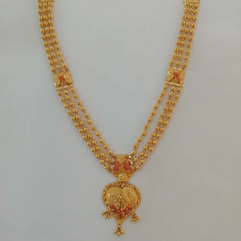916 gold fancy kalkati work design magmala