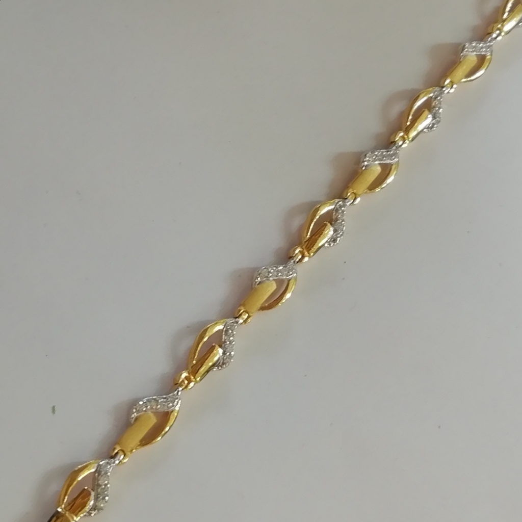 916 gold casting loose ladies bracelet