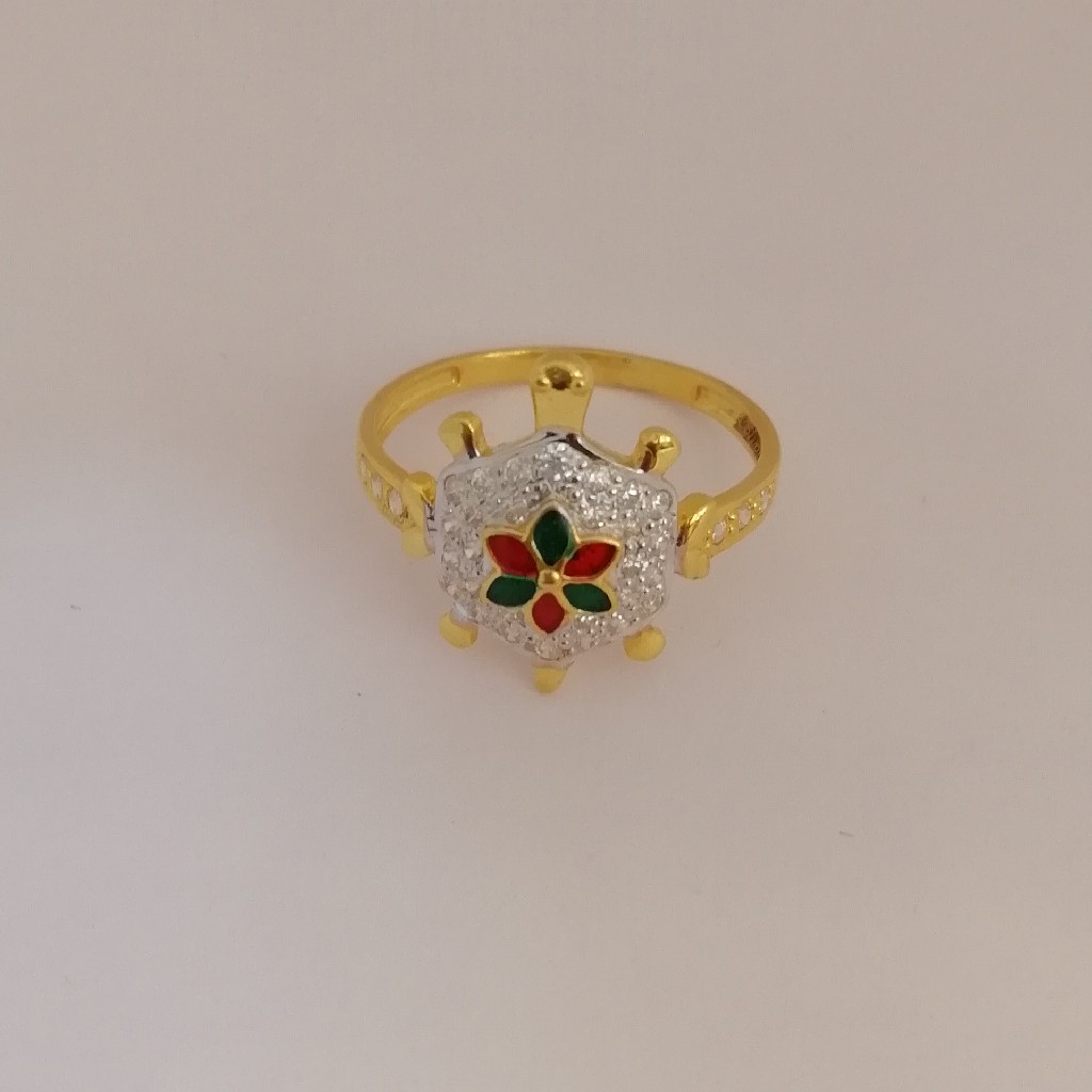 916 gold fancy ladies ring