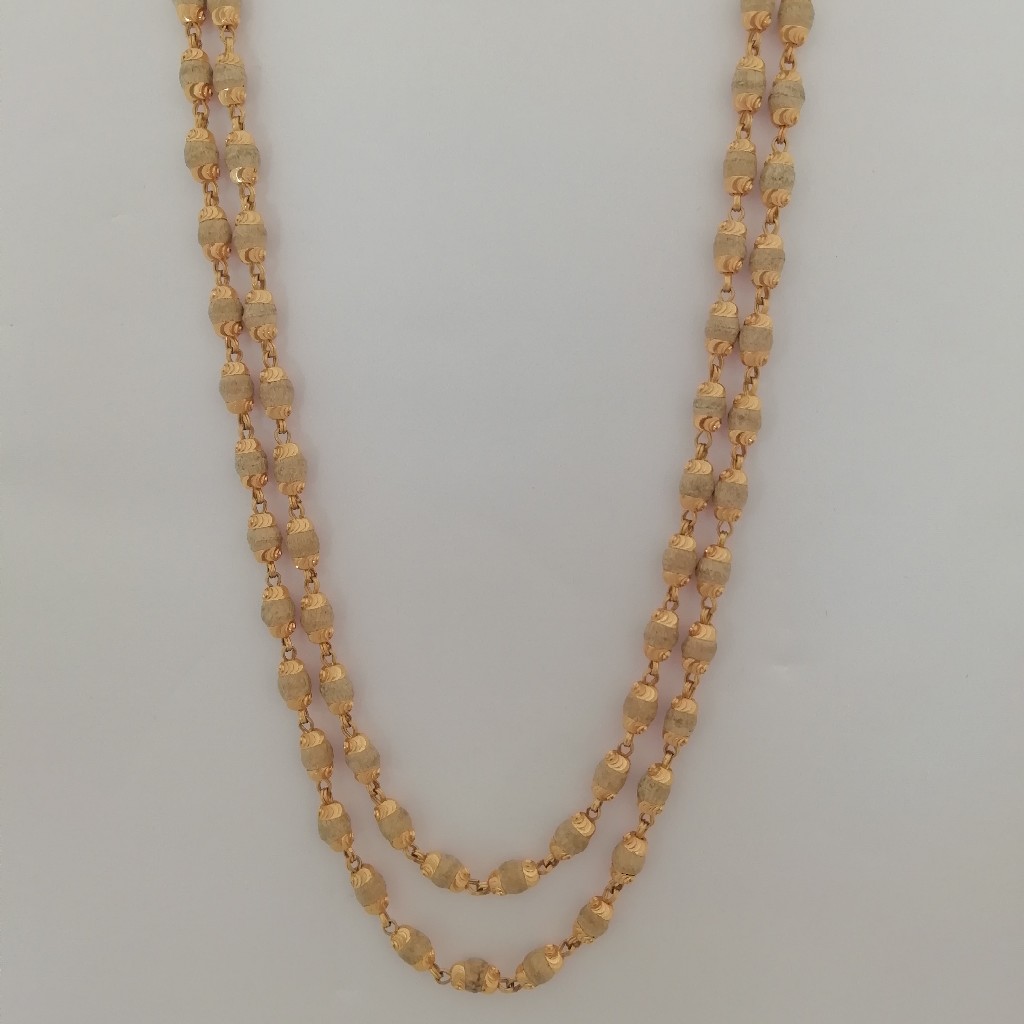 916 gold tulsi kanthi mala