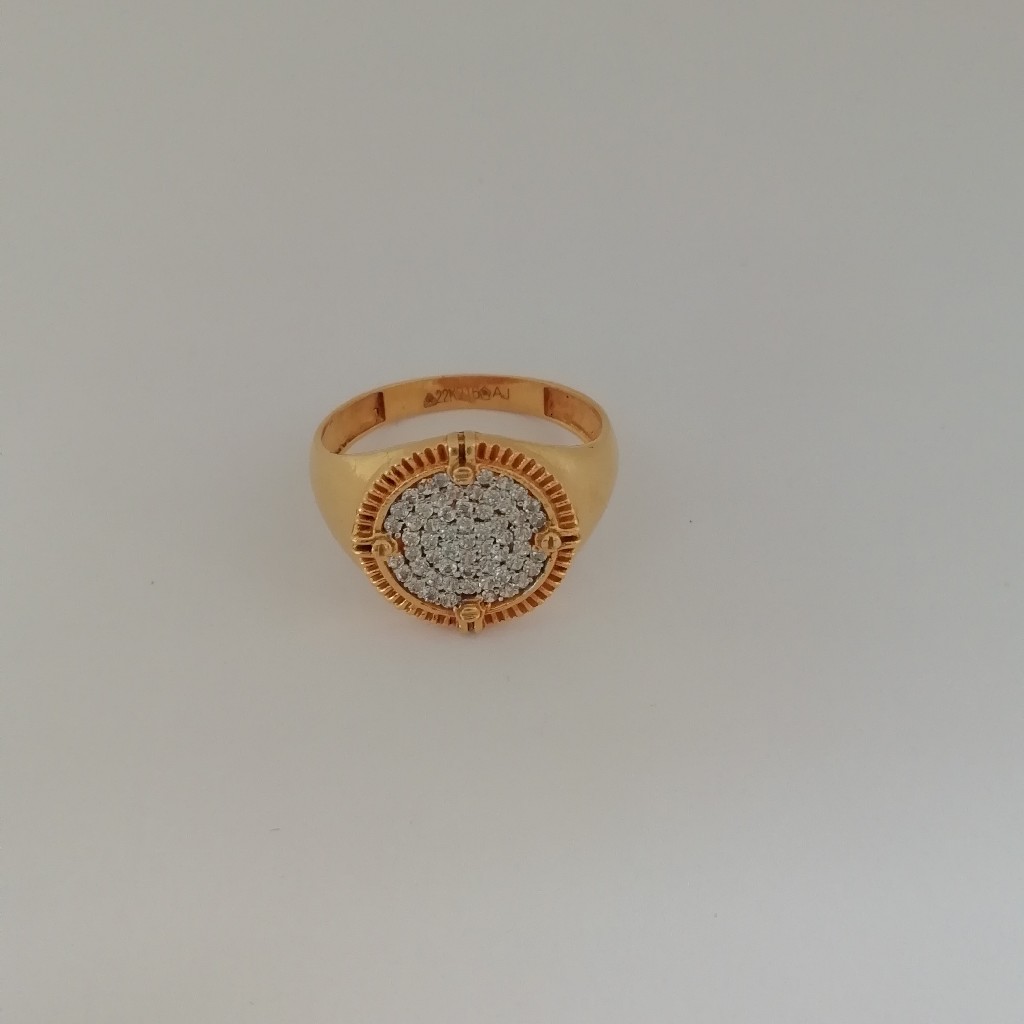 916 gold fancy  Gents ring