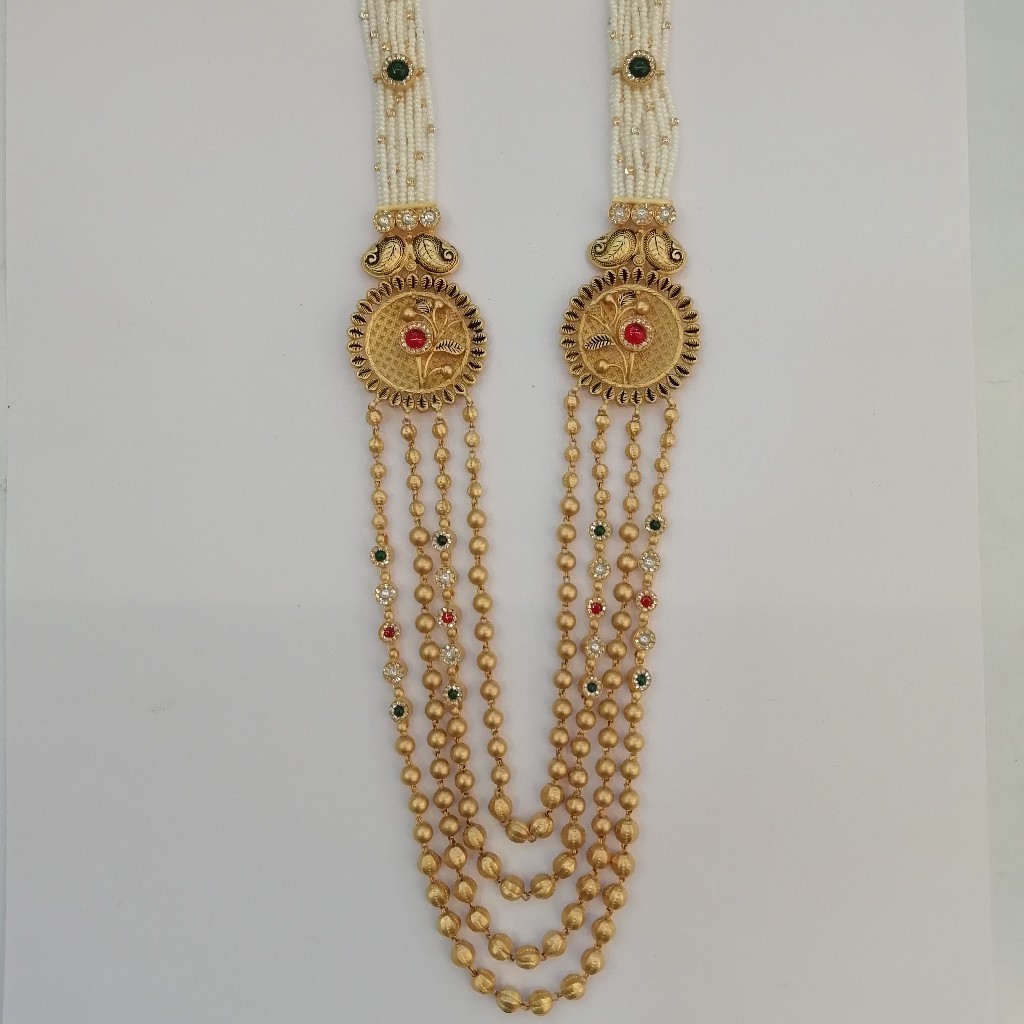 916 gold zinkoriya dimond antique magmala