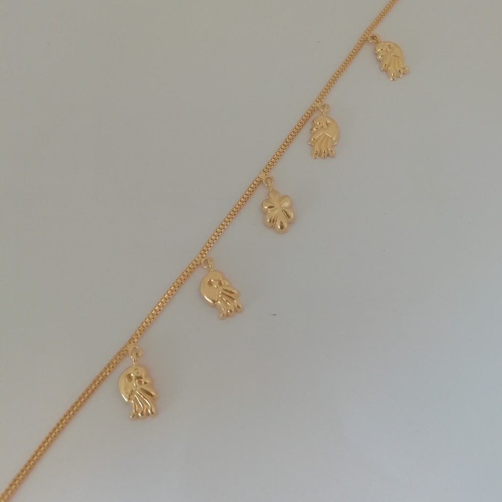 916 gold fancy loose ladies bracelet