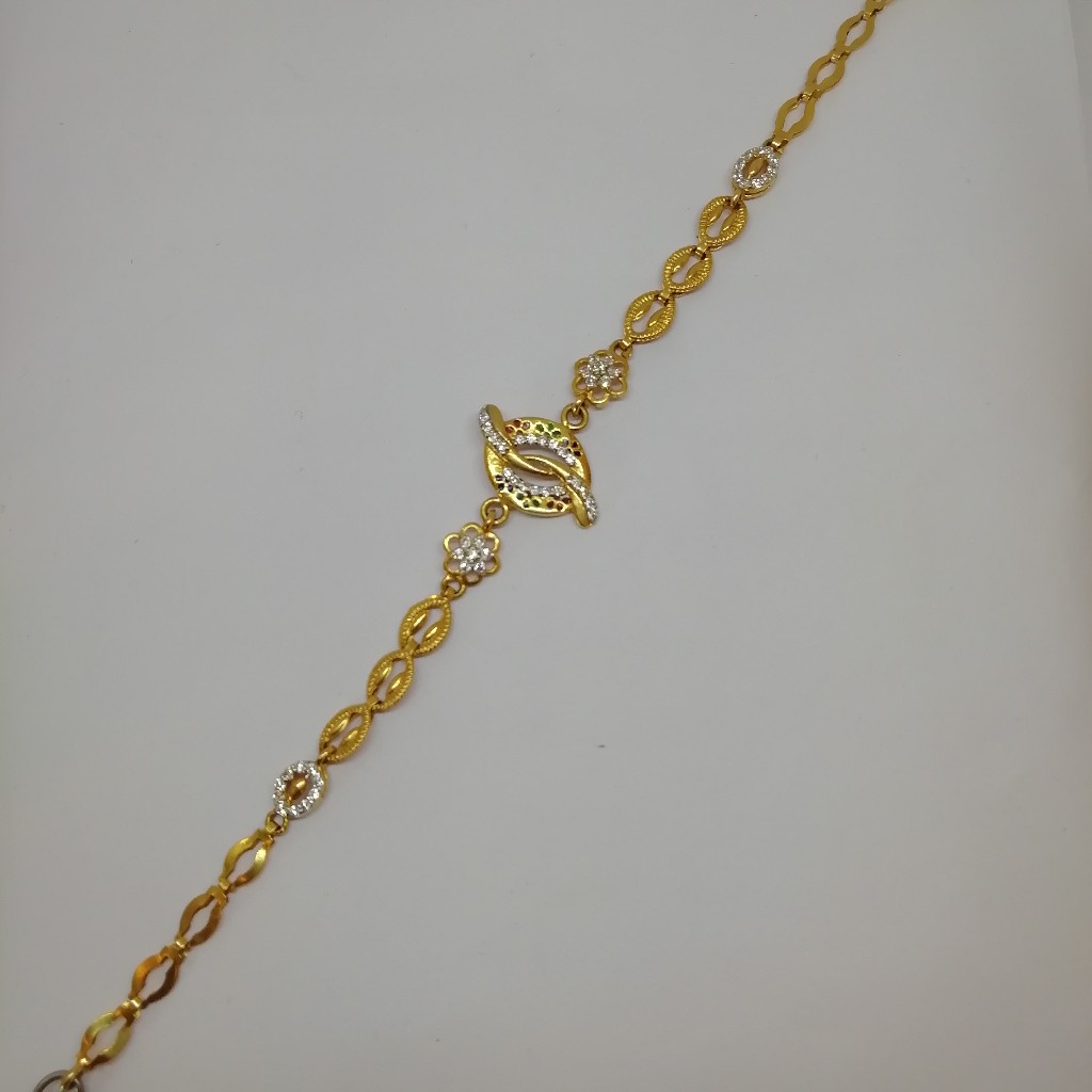 916 gold fancy loose ladies bracelet