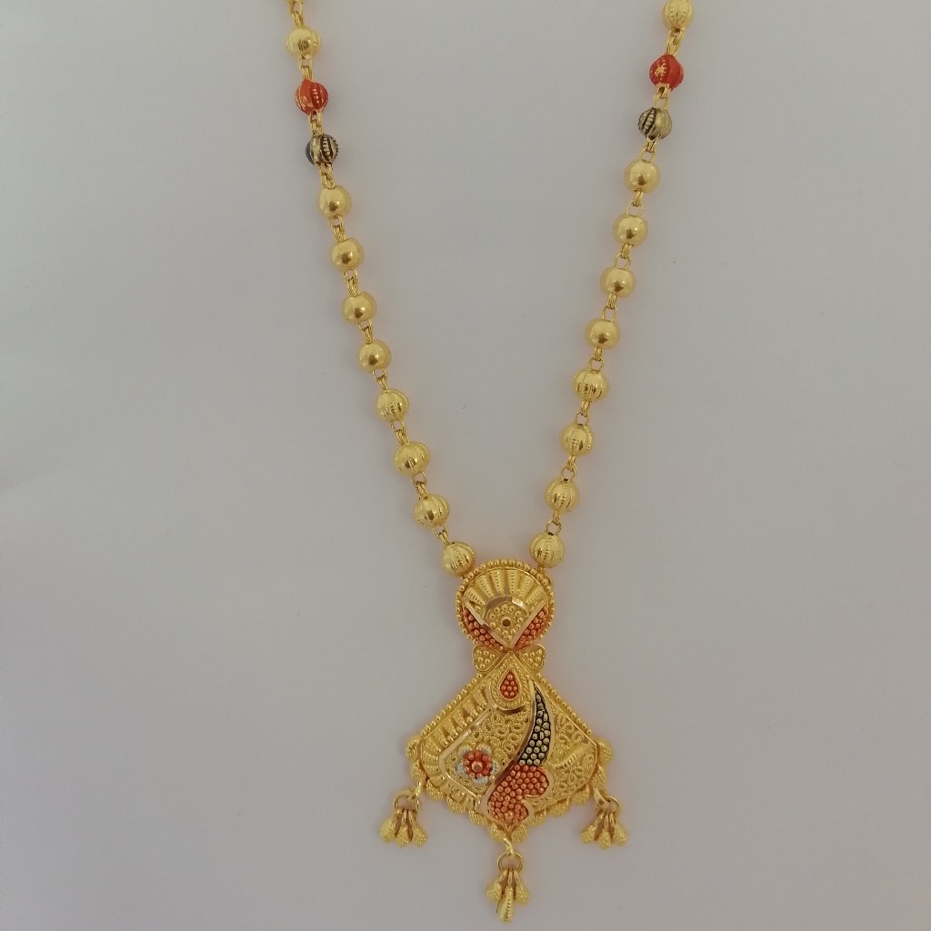 916 gold gheru kalkati work fancy dokiyu