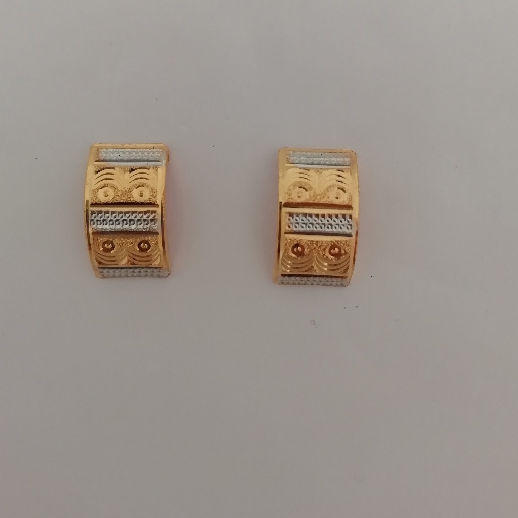 916 gold fancy earrings