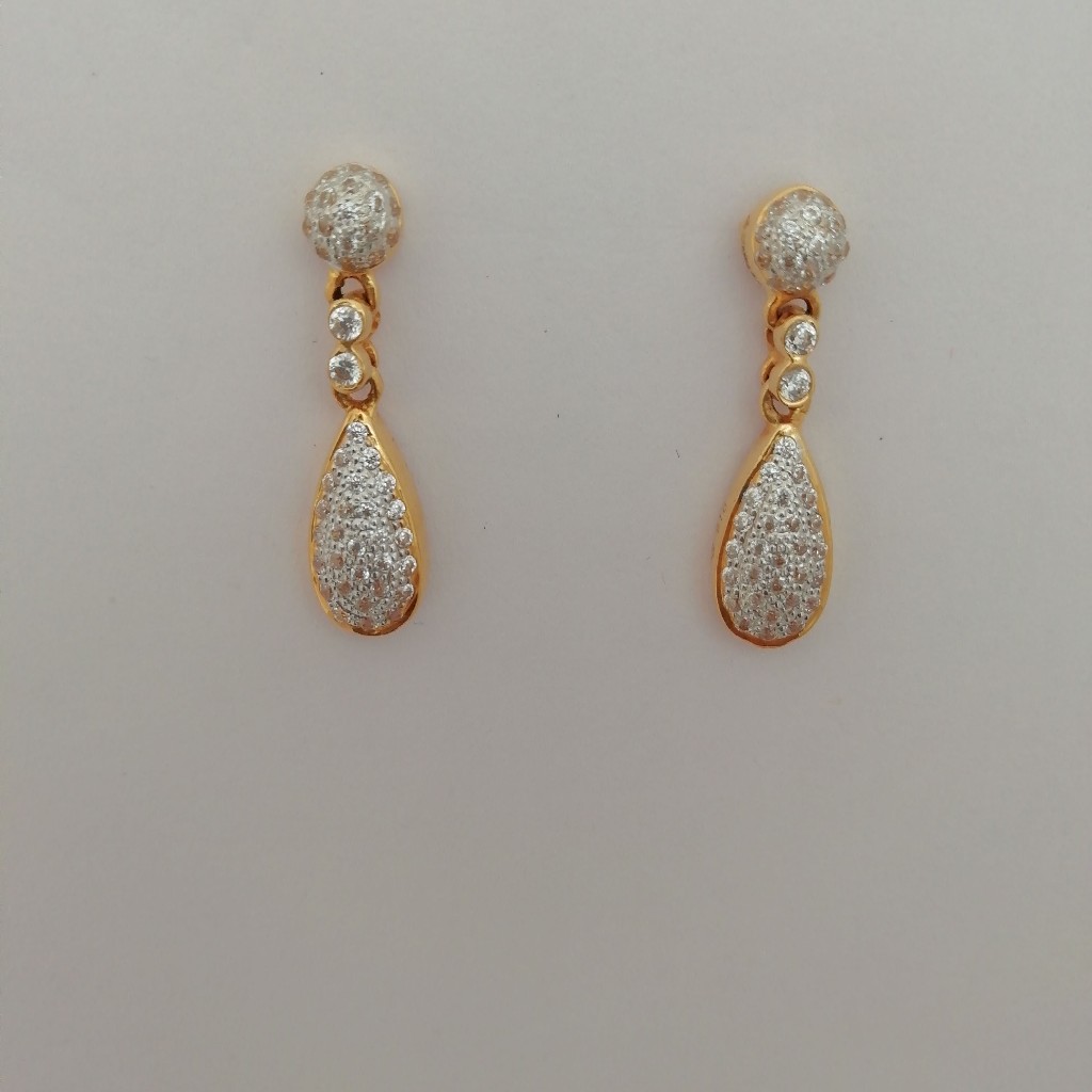 916 gold fancy earrings