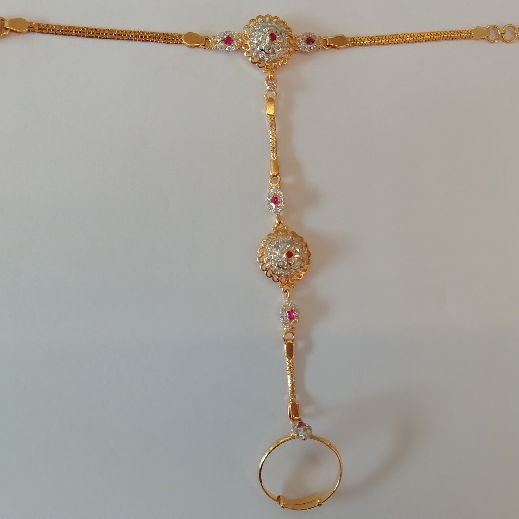 916 gold fancy ring hath pocha