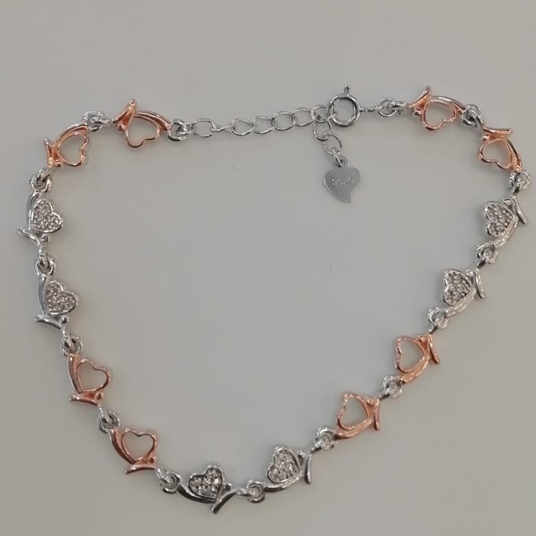 Sterling silver ladies loose bracelet