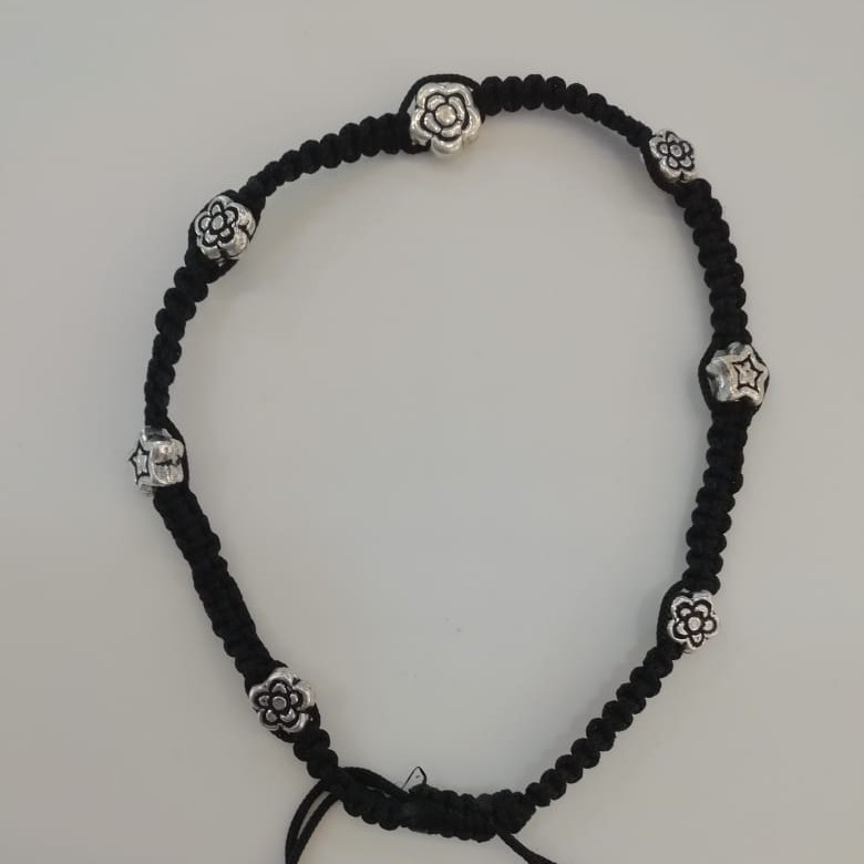 Sterling silver handcrafted anklet
