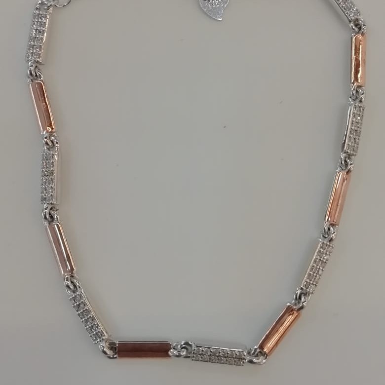 Sterling silver ladies loose bracelet