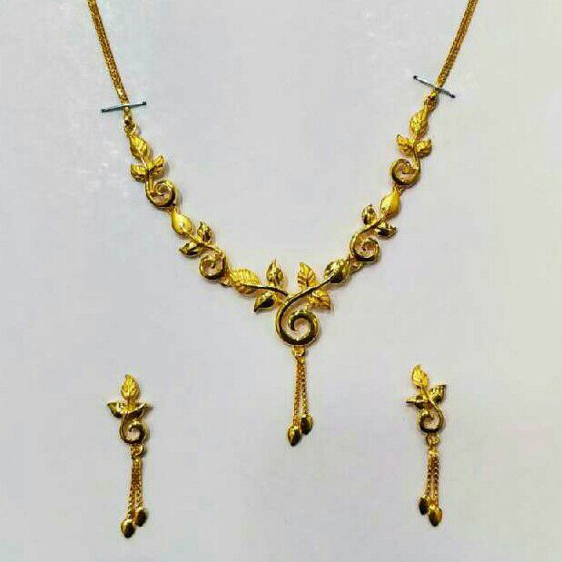 916 Gold Turkish Feeling Necklace Set