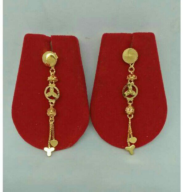 18KT Gold  Banarasi Earrings