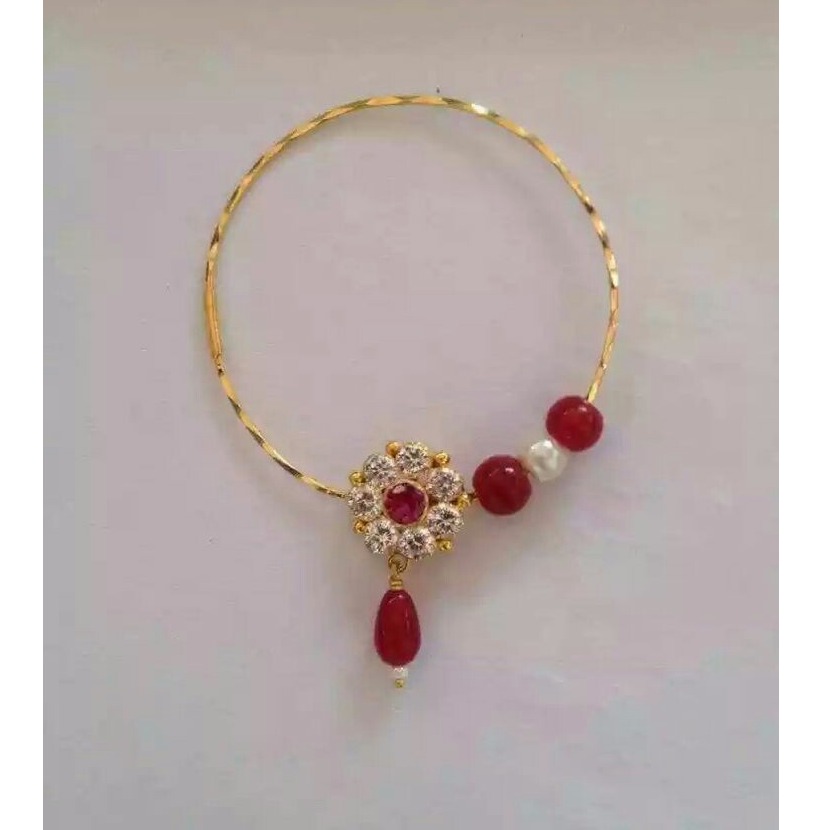 Traditional Indian Design Gold Nose Pin
