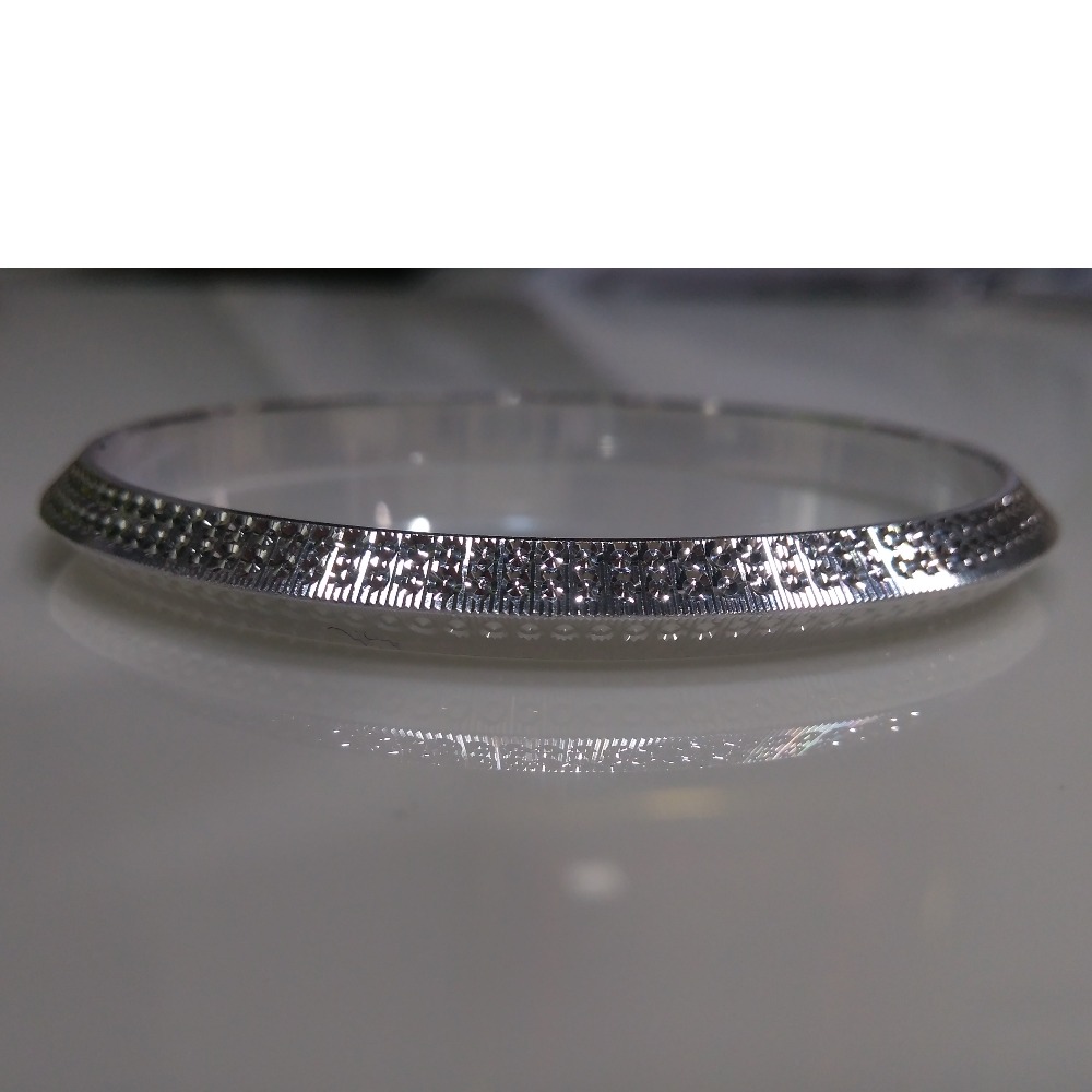 CNC fancy silver kada