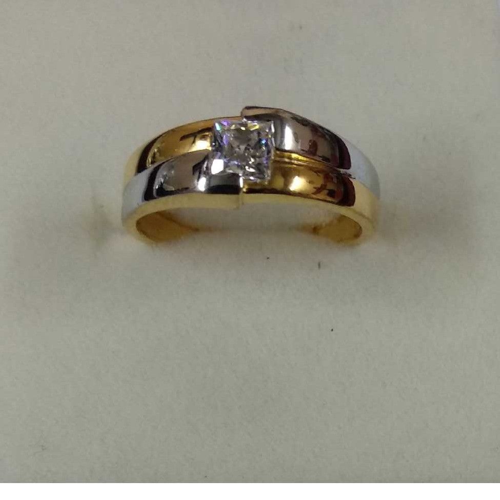 916 Gold Casting CZ Stone Ring