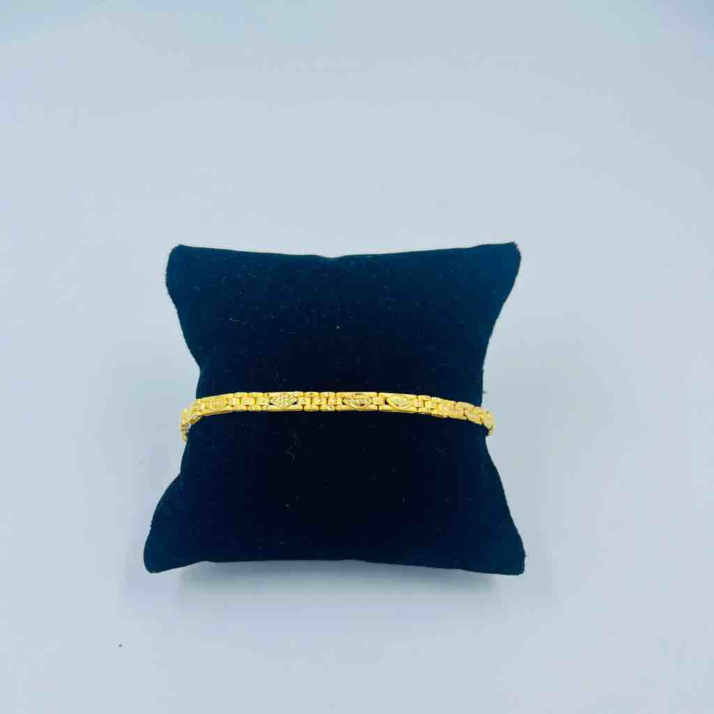 916 Gold Gants Lite Weight Bracelet
