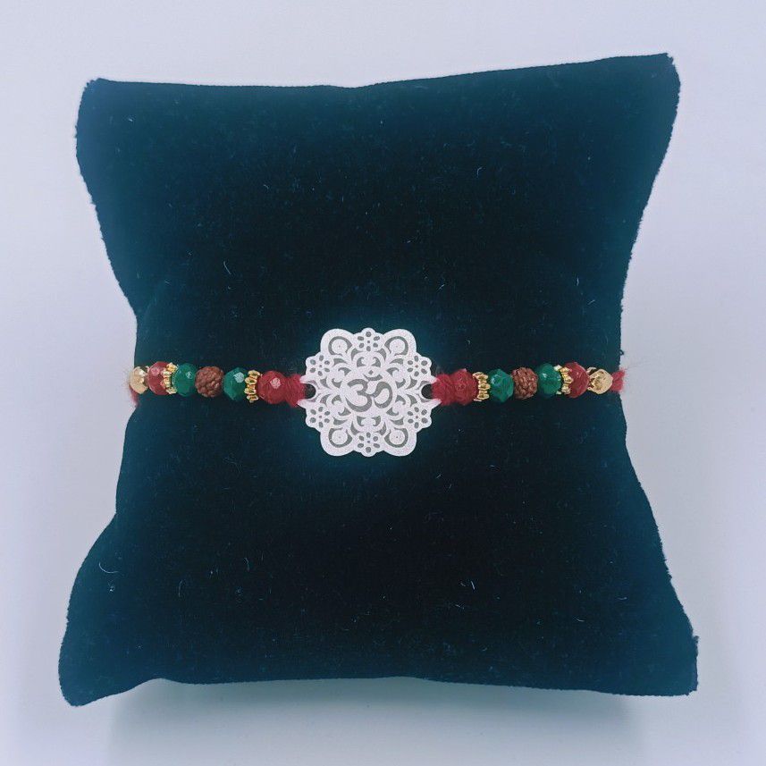 999 Silver ? Om Pendant Rakhi